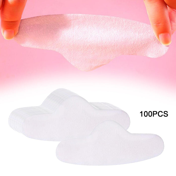 Crofta 100 Piece Disposable Nose Mask Paper Cotton Pads Strong Absorbency Long