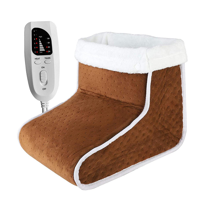 Crofta 1PC Electric Foot Warmer Feet Heater With 6 Temperature Settings Washable