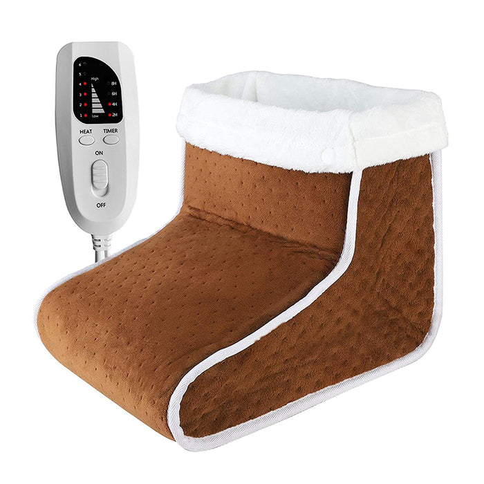 Crofta 1PC Electric Foot Warmer Feet Heater With 6 Temperature Settings Washable