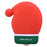 Crofta Christmas Microwave Heating Silicone Hot Water Bottle Bag Red Hat