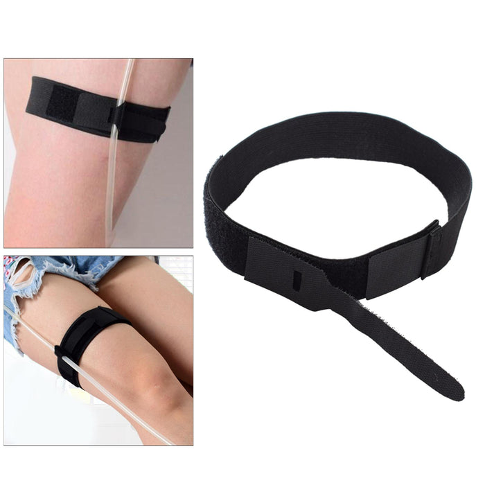 Crofta 1x Conduit Belt Sticky Strips Strap Wrap Black Dirt-Resistance for Men Women