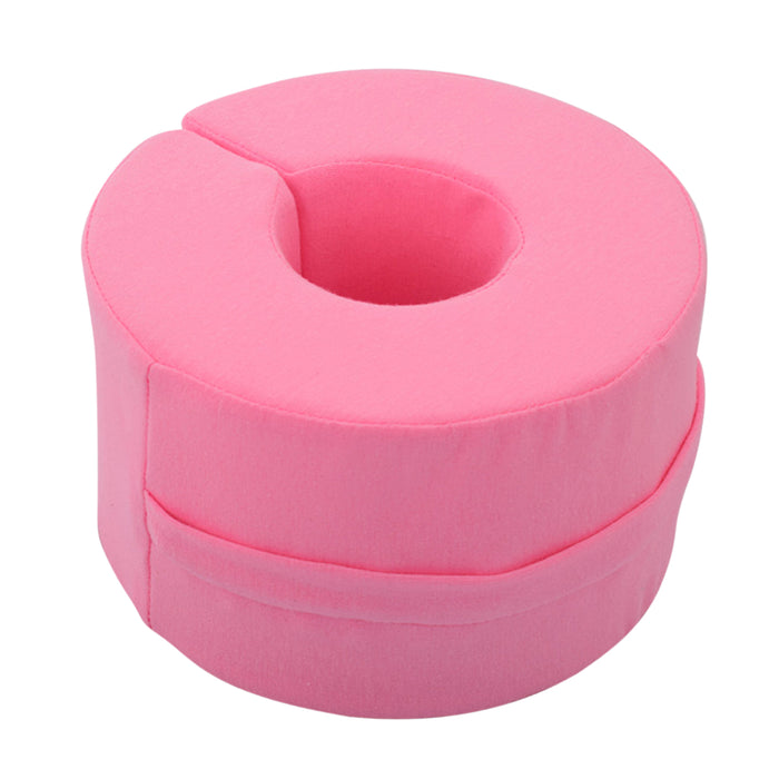 1Pcs Foot Elevation Cushion Donut Foam Anti-Bedsore for Knee Ankle Recovery Pink