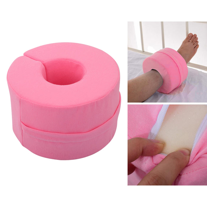 1Pcs Foot Elevation Cushion Donut Foam Anti-Bedsore for Knee Ankle Recovery Pink