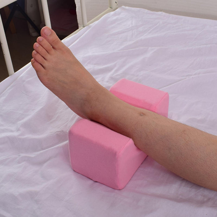 Foot Elevation Pillow Raise Mat Elevating Leg Rest Bedridden Patient Pink