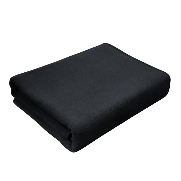 USB Heated Throw Blanket 5V Fast Heating Soft Shawl Home  Black