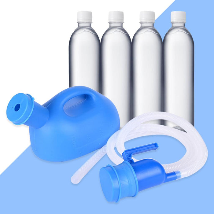 2000ml Urinal Bottle with 1.6M Tube Emergency Funnel for Wheelchair  men