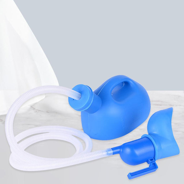 2000ml Urinal Bottle with 1.6M Tube Emergency Funnel for Wheelchair  women