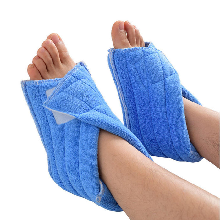 2 Count Foot Heel Support Ankle Protectors Blue Easy to Use Premium Durable