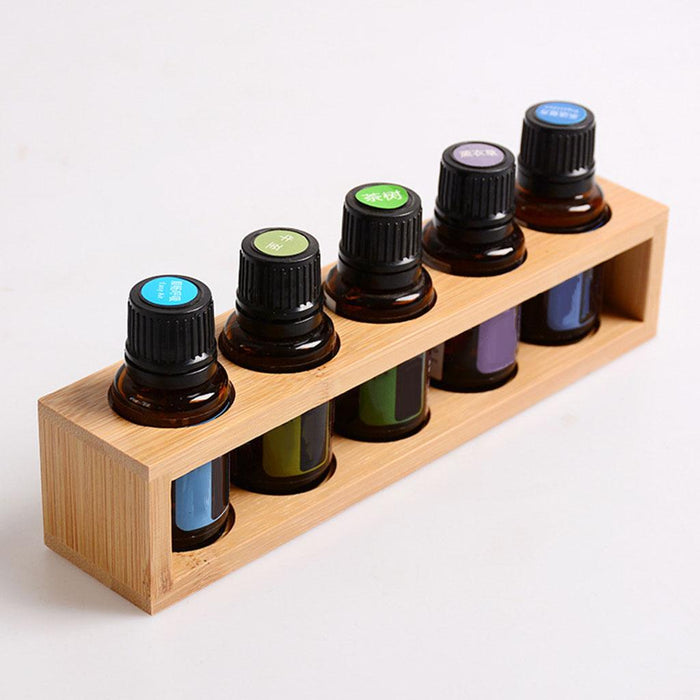 Wooden Essential Oils Storage Rack Rack Organizer Living Room Beauty Salon