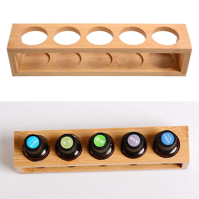 Wooden Essential Oils Storage Rack Rack Organizer Living Room Beauty Salon