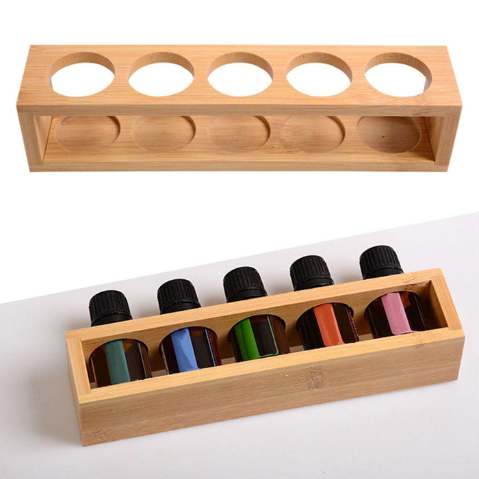 Wooden Essential Oils Storage Rack Rack Organizer Living Room Beauty Salon