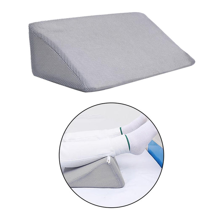 Wedge Pillow Back Legs Support Eevated Body for Pregnancy Bedroom Bedridden Gray