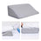 Wedge Pillow Back Legs Support Eevated Body for Pregnancy Bedroom Bedridden Gray