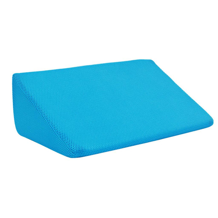 Wedge Pillow Back Legs Support Eevated Body for Pregnancy Bedroom Bedridden Blue