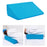 Wedge Pillow Back Legs Support Eevated Body for Pregnancy Bedroom Bedridden Blue