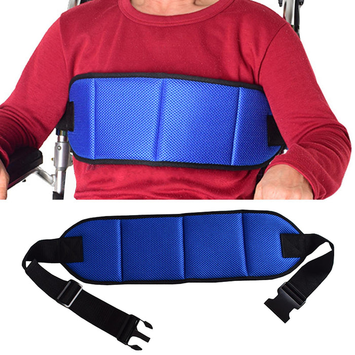 Wheelchair Harness Restraint Waist Belt for Patients Non-Slip Upper Side