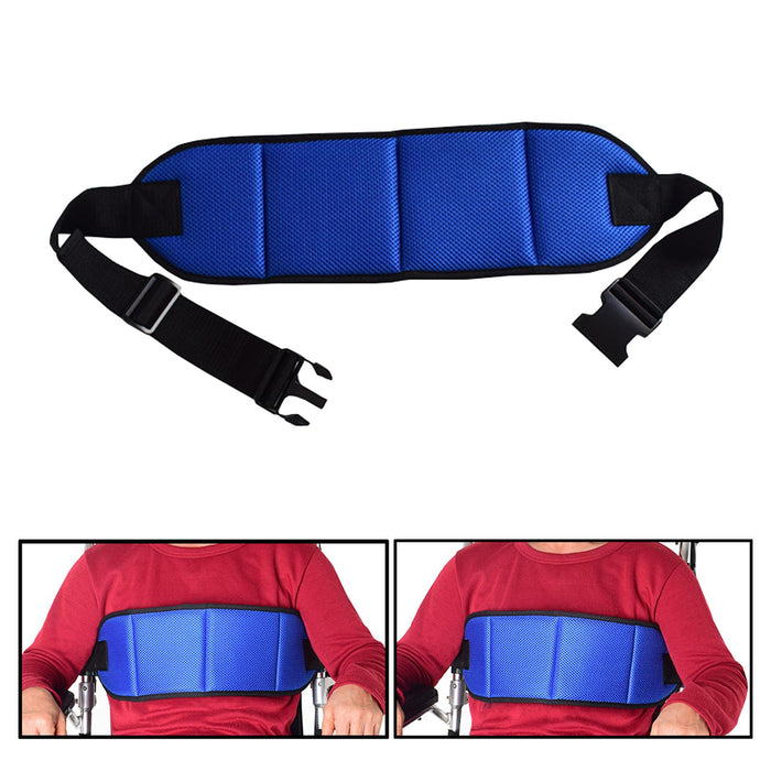 Wheelchair Harness Restraint Waist Belt for Patients Non-Slip Upper Side