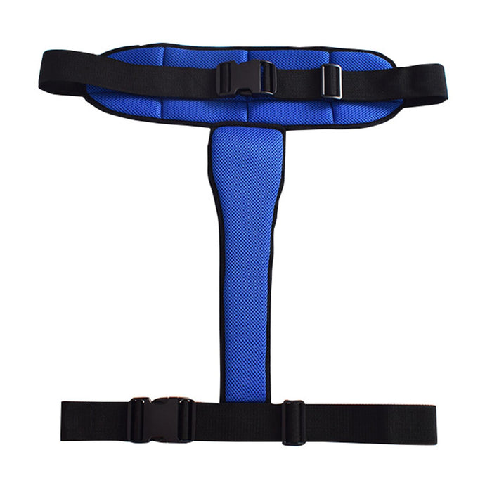 Wheelchair Seat Belt Drop-Resistant Chest Cross Non-Slip for Elderly Safety