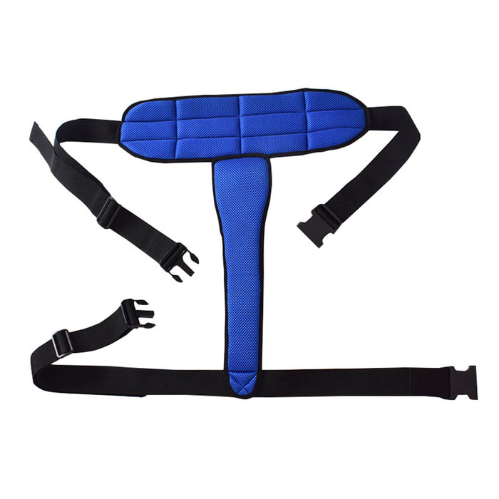 Wheelchair Seat Belt Drop-Resistant Chest Cross Non-Slip for Elderly Safety