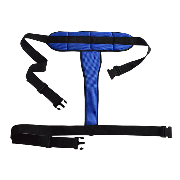 Wheelchair Seat Belt Drop-Resistant Chest Cross Non-Slip for Elderly Safety