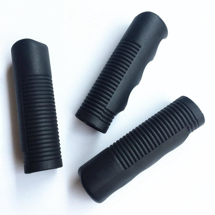 10Pieces Wheelchair Handle Grip Non-Slip PVC Replacement for Dia 7/8 inch Black