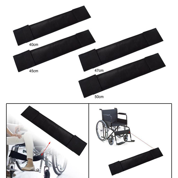 Wheelchair Footrest Belt Adjustable Non-Slip Disability Patients S 40x10CM