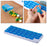 31-Grids Pill Box Monthly 31 Days 31 Compartments for Travel Capsule Elders Blue