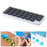 31-Grids Pill Box Monthly 31 Days 31 Compartments for Travel Capsule Elders Grey