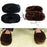 USB Heating Shoes Removable Cold Relief Thickened Low 5V for Christmas black