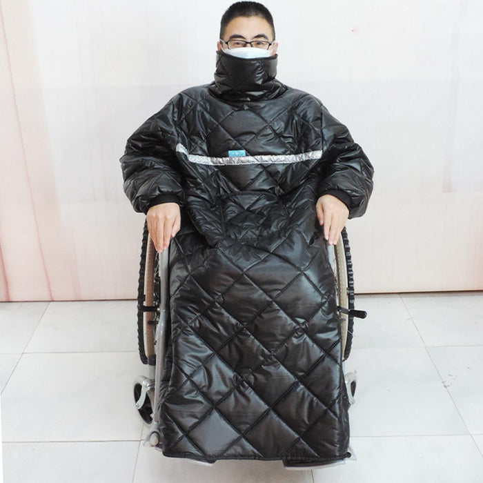 Wheelchair Blanket Waterproof with Pocket Cosy for Elderly for Wheelchairs Full Cover S