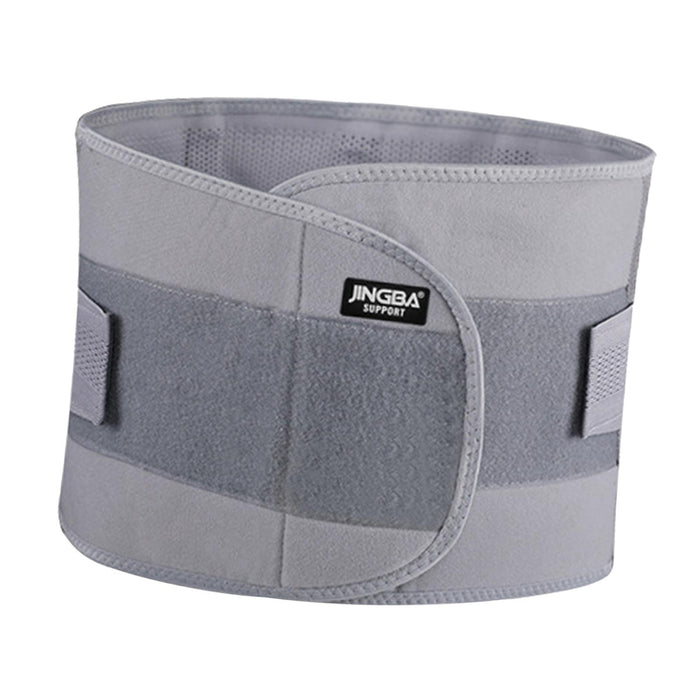 Waist Back Support Belts Adjustable Breathable for Running Sports M Gray