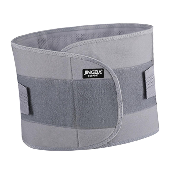 Waist Back Support Belts Adjustable Breathable for Running Sports M Gray