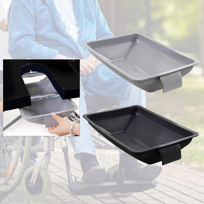 Wheelchair Bedpan Accessories Reusable for Patient Convenient Gray