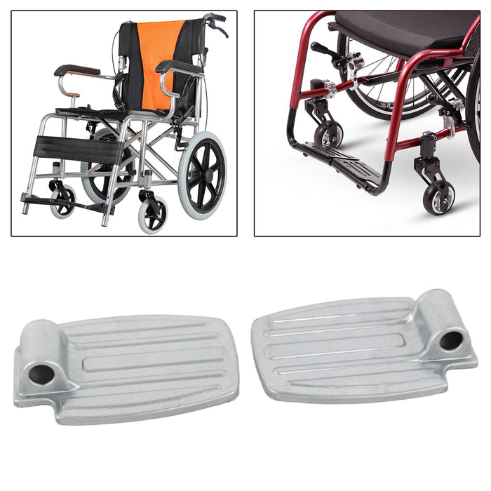 Universal Wheelchair Footrest Easy Install Accessories Metal 1.9cm Hole