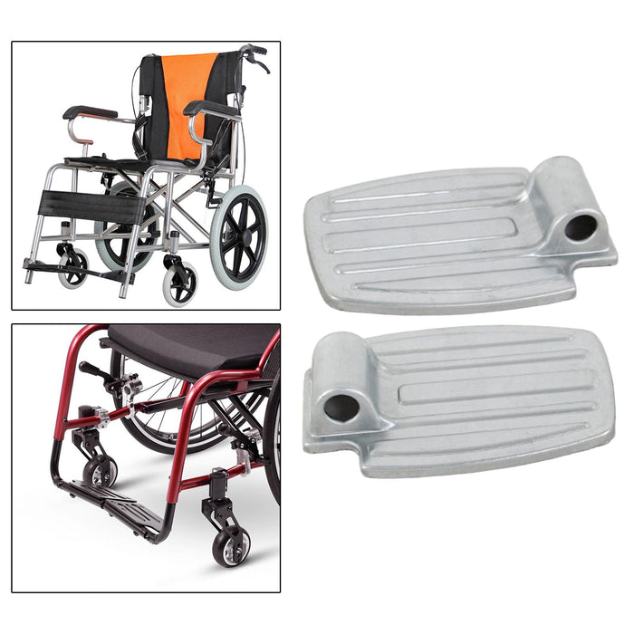 Universal Wheelchair Footrest Easy Install Accessories Metal 1.9cm Hole