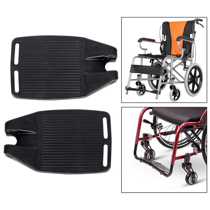 Universal Wheelchair Footrest Easy Install Accessories Plastic 2.2cm Gaps