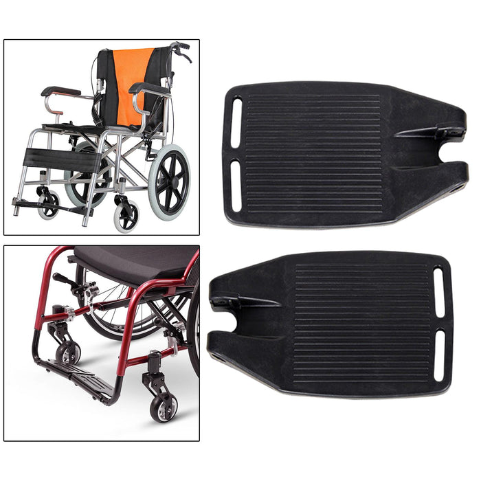 Universal Wheelchair Footrest Easy Install Accessories Plastic 2.2cm Gaps