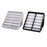 12 Grids Sunglasses Storage Box Foldable with Stand Function Stand  white