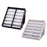 12 Grids Sunglasses Storage Box Foldable with Stand Function Stand  white