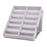 12 Grids Sunglasses Storage Box Foldable with Stand Function Stand  white