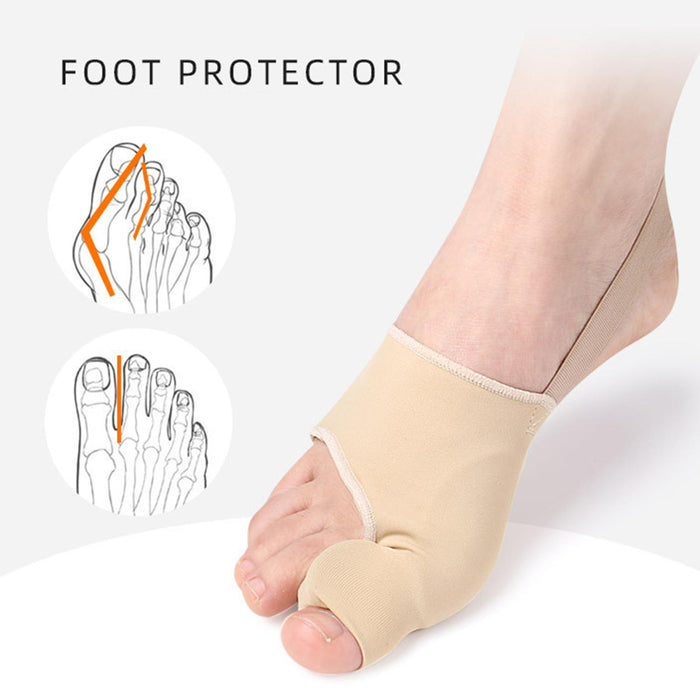 2 Pieces Bunion Corrector Straightening Day Night Support for Hammer Toe