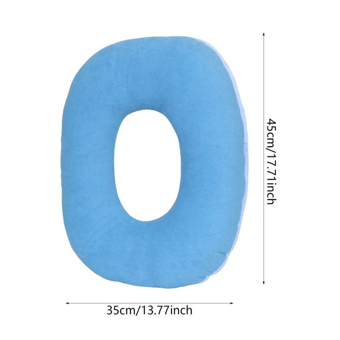 Donut Seat Cushion Hemorrhoid Relieve Body Pain Comfort Prevents Sweaty Blue