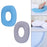 Donut Seat Cushion Hemorrhoid Relieve Body Pain Comfort Prevents Sweaty Blue