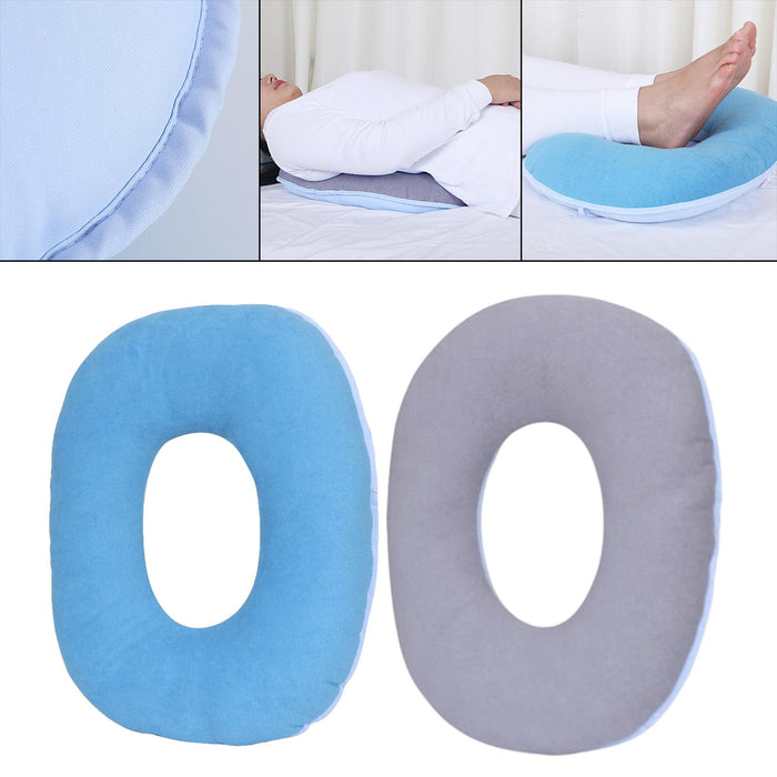 Donut Seat Cushion Hemorrhoid Relieve Body Pain Comfort Prevents Sweaty Blue