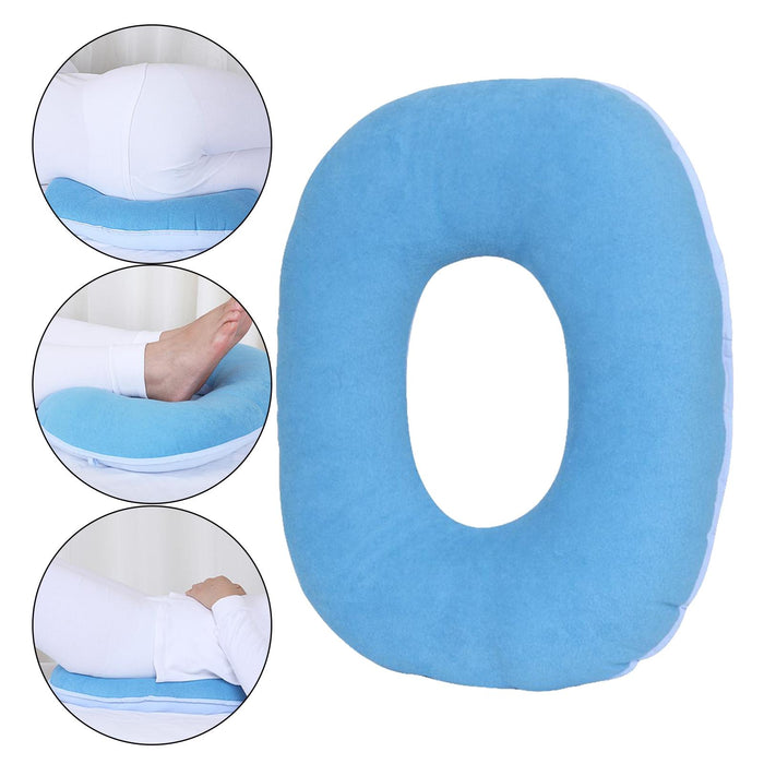 Donut Seat Cushion Hemorrhoid Relieve Body Pain Comfort Prevents Sweaty Blue