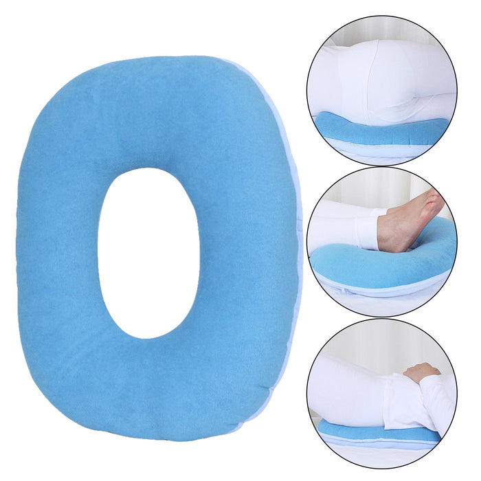 Donut Seat Cushion Hemorrhoid Relieve Body Pain Comfort Prevents Sweaty Blue