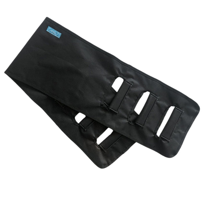 Transfer Belts with Three Grippers Easy Lift Reusable for Bedridden black L