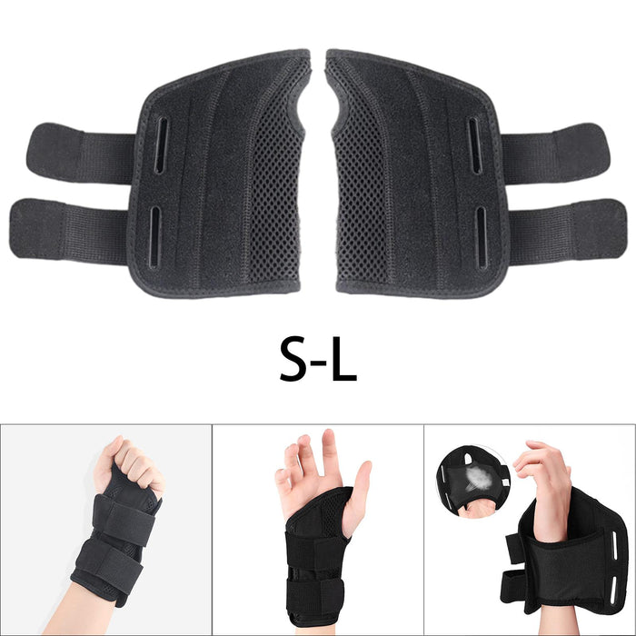 Wrist Hand Brace Stabilizer Sprains Tendonitis Thumb Protective L XL Left