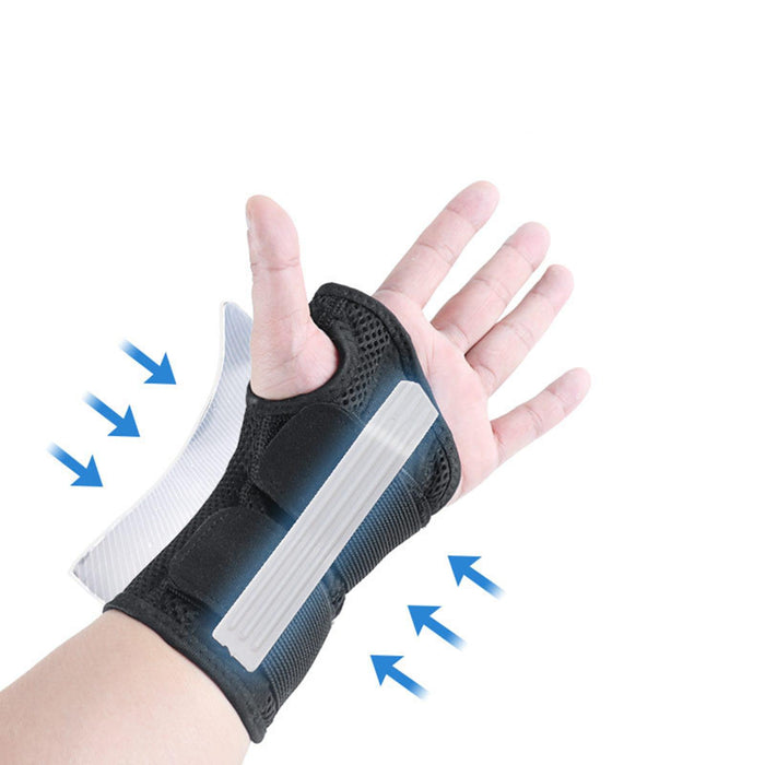 Wrist Hand Brace Stabilizer Sprains Tendonitis Thumb Protective L XL Left