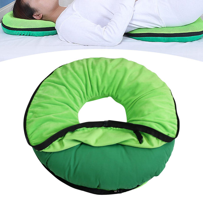 Donut Pillow Tailbone Hemorrhoid Cushion for Wheelchair Pad Green L